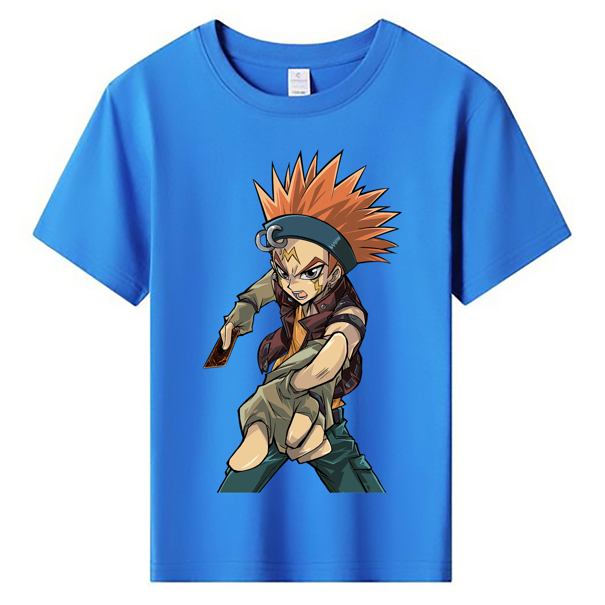 （画像用） 遊☆戯☆王 Yu-Gi-Oh! 綿100％キッズTシャツ（フロントプリント）